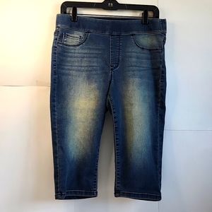 Bandolino Thea Pull On Skimmer Size 10 Blue Denim
